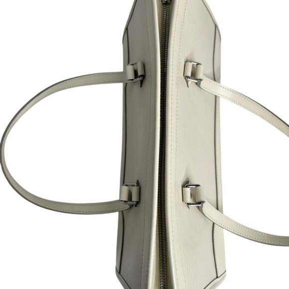 💎✨Beautiful✨💎Authentic Louis Vuitton Epi Madeleine PM Hand Bag Ivoire White - Picture 5 of 16